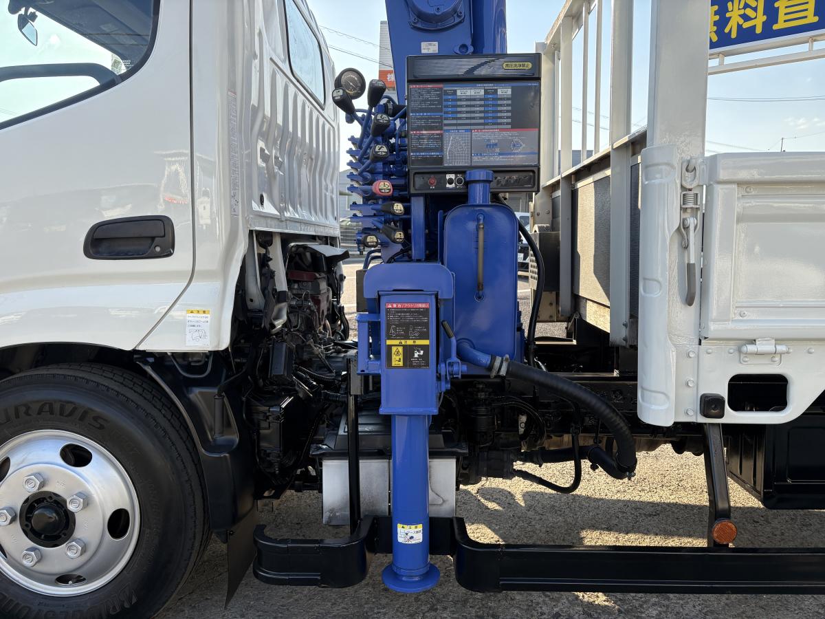 H25デュトロ2t平ボディ 3段クレーン|中古トラックの販売・買取・査定のアイナビ