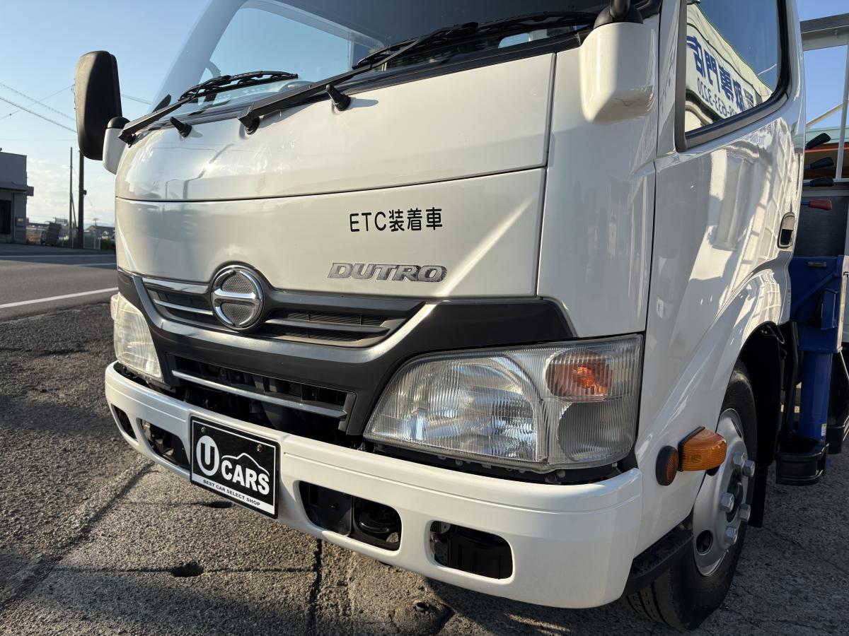 H25デュトロ2t平ボディ 3段クレーン|中古トラックの販売・買取・査定のアイナビ