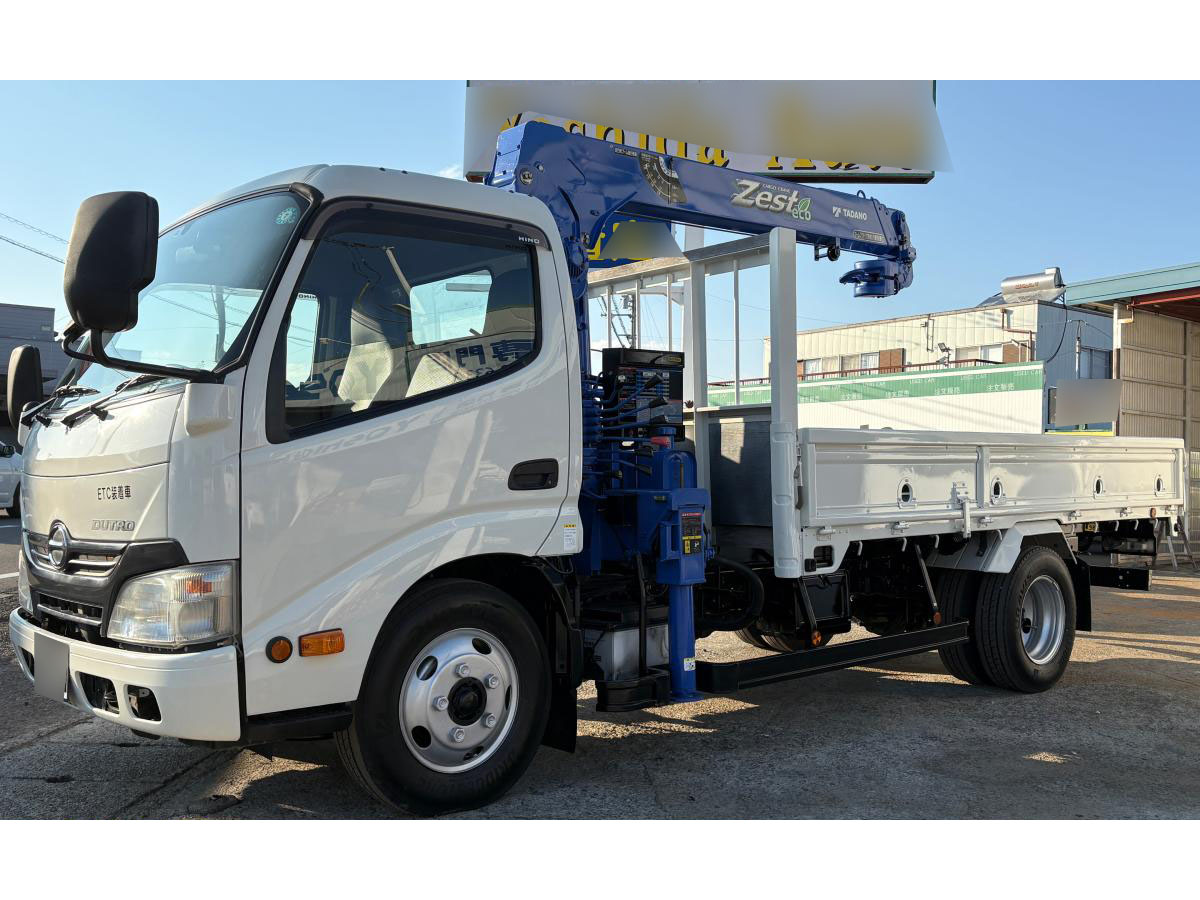 H25デュトロ2t平ボディ 3段クレーン|中古トラックの販売・買取・査定のアイナビ