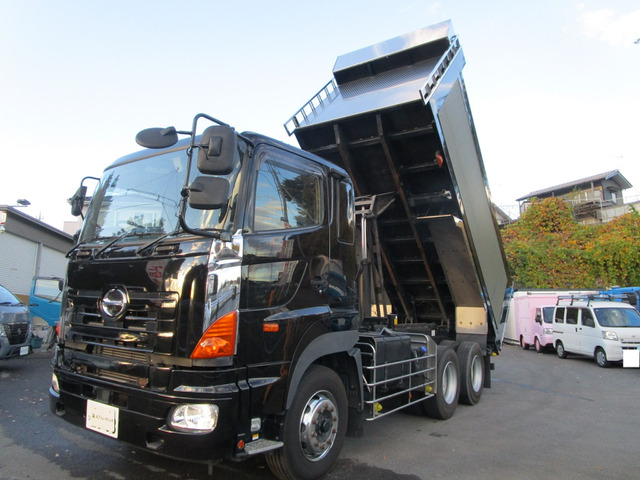 H.29年日野プロフィアダンプ箱ステンレス張り土砂禁22㎥|中古トラックの販売・買取・査定のアイナビ