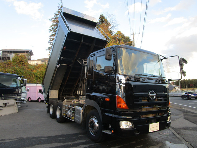 H.29年日野プロフィアダンプ箱ステンレス張り土砂禁22㎥|中古トラックの販売・買取・査定のアイナビ