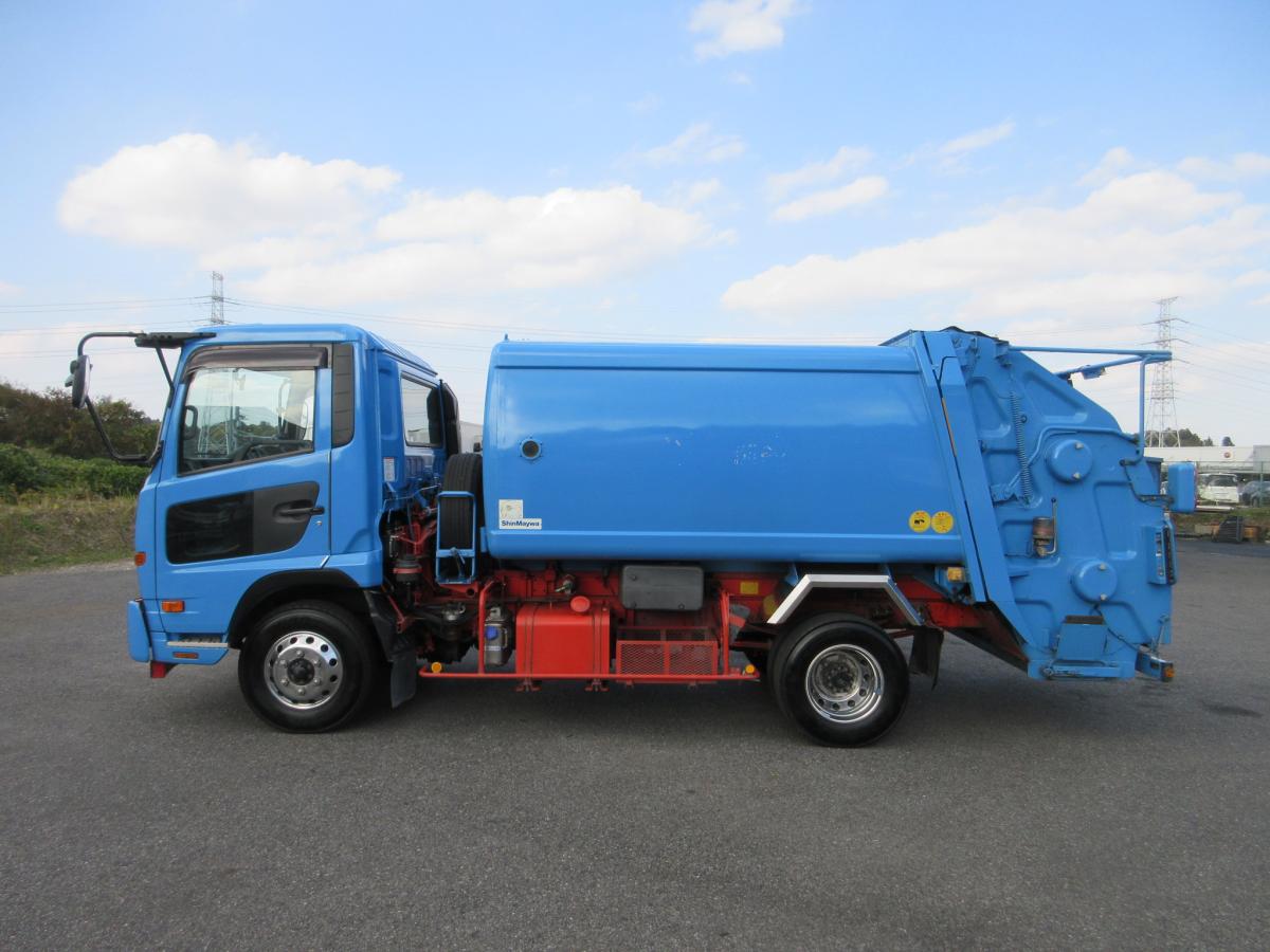 車検付 回転板式 容積8.1m3塵芥車 新明和製 コンドル !|中古トラックの販売・買取・査定のアイナビ