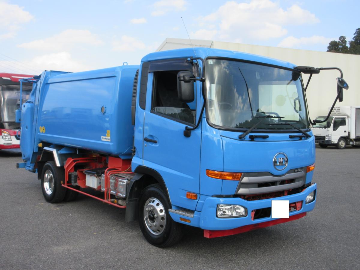 車検付 回転板式 容積8.1m3塵芥車 新明和製 コンドル !|中古トラックの販売・買取・査定のアイナビ