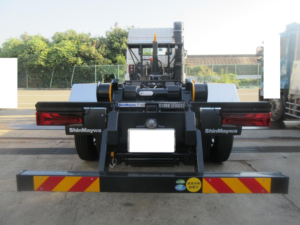 積載10.9トンスーパーグレートハイルーフアームロール|中古トラックの販売・買取・査定のアイナビ