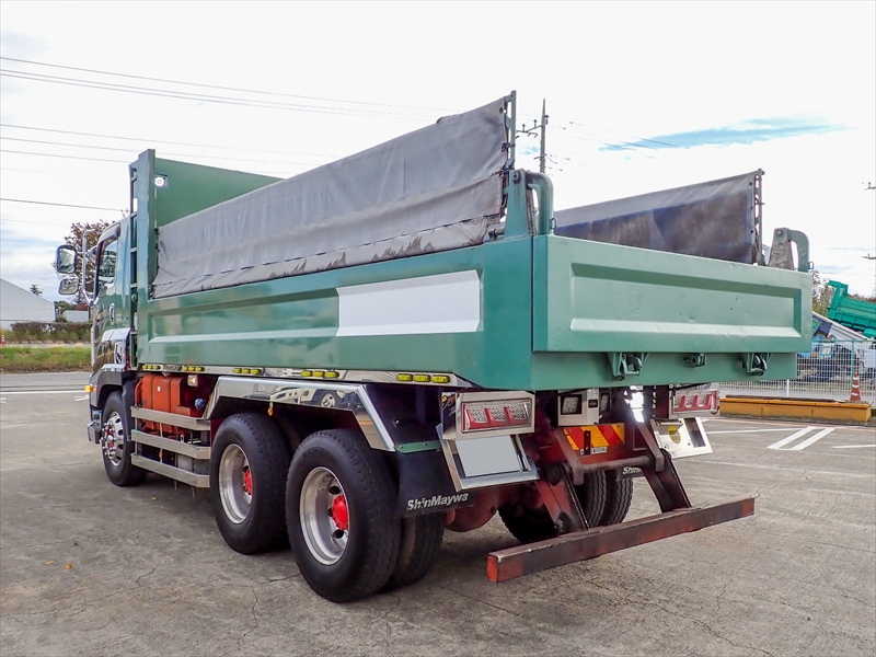 【352202】いすゞ ギガ 新明和製土砂ダンプ　格納リヤバンパー付|中古トラックの販売・買取・査定のアイナビ