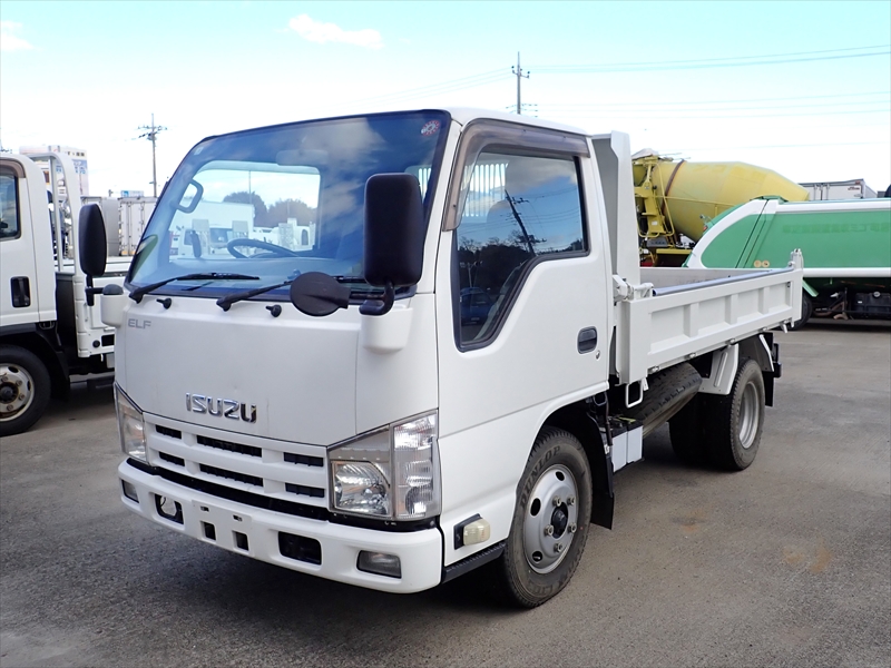 【349738】いすゞ エルフ 土砂ダンプ 自動シート付|中古トラックの販売・買取・査定のアイナビ