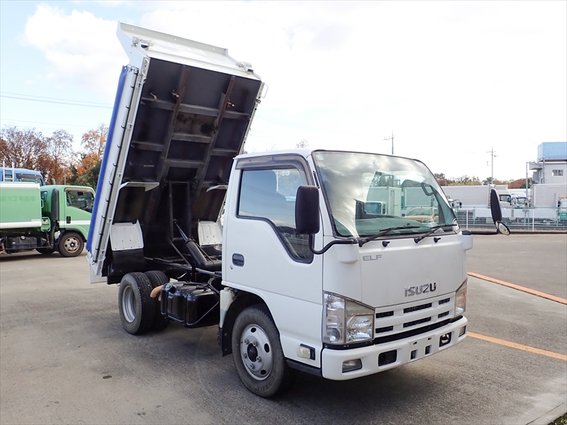 【349738】いすゞ エルフ 土砂ダンプ 自動シート付|中古トラックの販売・買取・査定のアイナビ