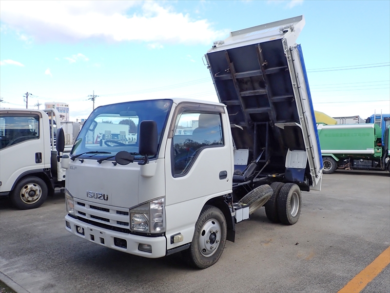 【349738】いすゞ エルフ 土砂ダンプ 自動シート付|中古トラックの販売・買取・査定のアイナビ