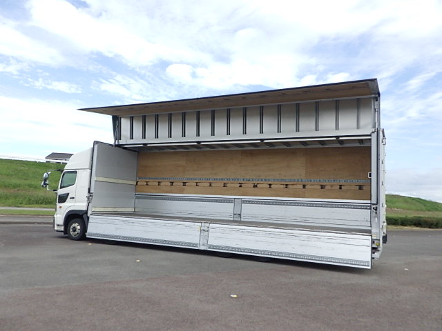 日野 令和4年式 4軸低床アルミウィング 格納ゲート付|中古トラックの販売・買取・査定のアイナビ