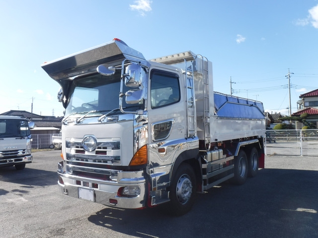 H.27年日野プロフィアダンプLゲート380PS2デフ電動コボレン|中古トラックの販売・買取・査定のアイナビ