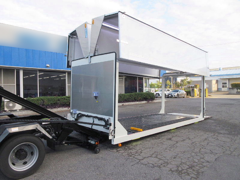 ★ウイング式キャリアカー★積載2500kg★極東フラトップ★|中古トラックの販売・買取・査定のアイナビ