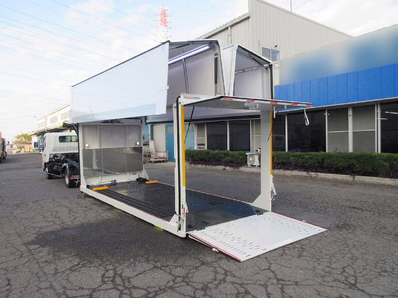 ★ウイング式キャリアカー★積載2500kg★極東フラトップ★|中古トラックの販売・買取・査定のアイナビ