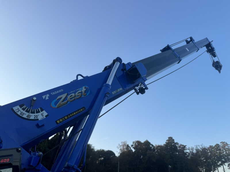 ワイドロング簡易クレーン付き4段ブームタダノ|中古トラックの販売・買取・査定のアイナビ