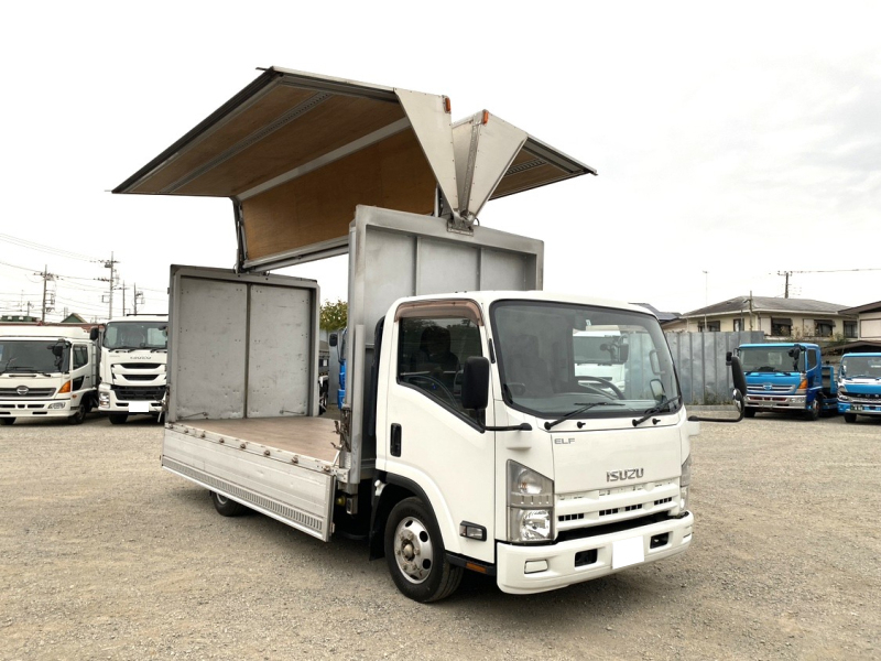 H25年式、エルフ、ワイドアルミウイング、車検付|中古トラックの販売・買取・査定のアイナビ