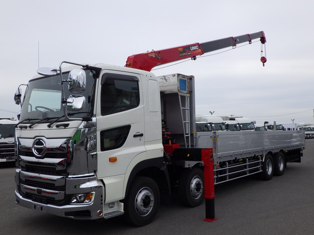 日野2DG-FW1AHCクレーン4段10t超スタンション床フック|中古トラックの販売・買取・査定のアイナビ