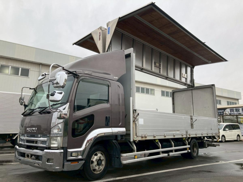 2.3トン積載6200ボディワイド格納PG後輪エアサスベット付|中古トラックの販売・買取・査定のアイナビ