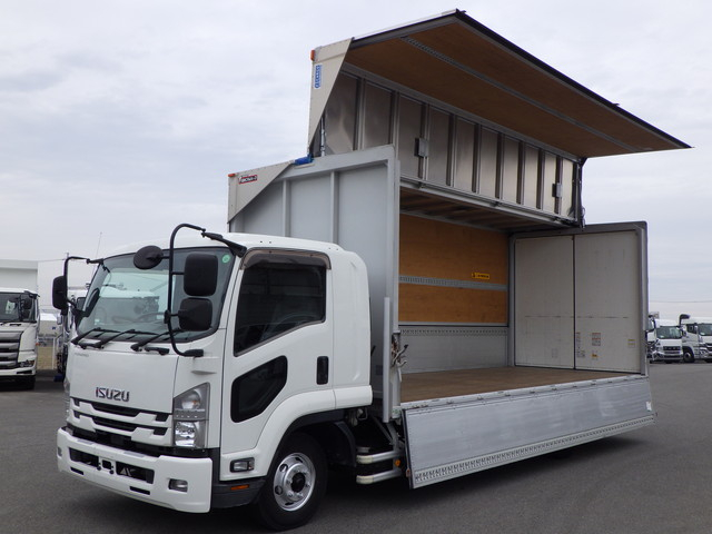 イスズ2RG-FRR90S2アルミウィング4tワイド格納式PG付|中古トラックの販売・買取・査定のアイナビ