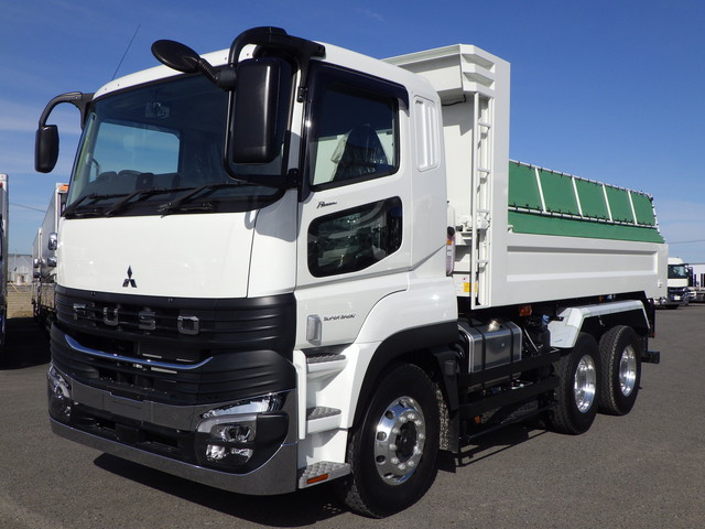 三菱2PG-FV80HX土砂ダンプLゲート10tプレミアムライン|中古トラックの販売・買取・査定のアイナビ