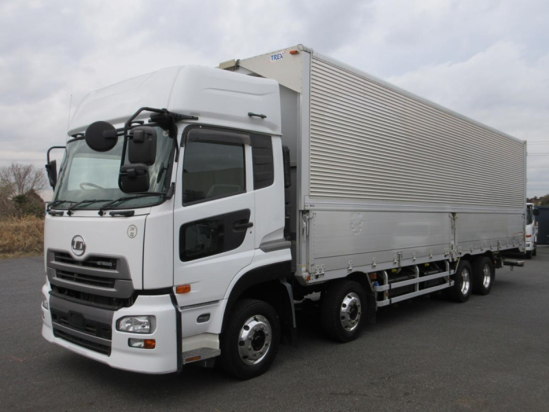 格納ゲート アルミウイング 低床4軸 リヤエアサス !!|中古トラックの販売・買取・査定のアイナビ