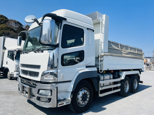 【メッキパーツ×ハイルーフ】三菱スーパーグレート/ダンプ|中古トラックの販売・買取・査定のアイナビ