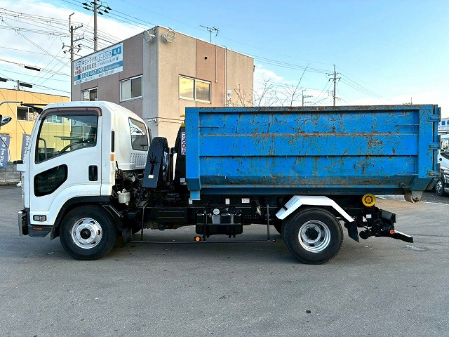 脱着装置付コンテナ専用車ベッドレスフックロールコンテナ付|中古トラックの販売・買取・査定のアイナビ