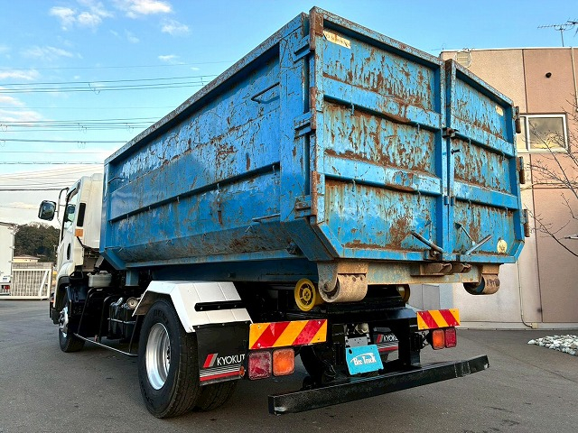 脱着装置付コンテナ専用車ベッドレスフックロールコンテナ付|中古トラックの販売・買取・査定のアイナビ