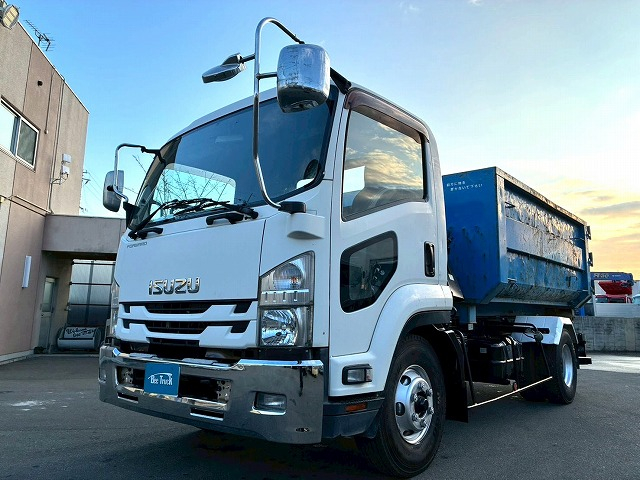 脱着装置付コンテナ専用車ベッドレスフックロールコンテナ付|中古トラックの販売・買取・査定のアイナビ