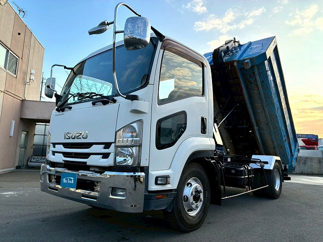 脱着装置付コンテナ専用車ベッドレスフックロールコンテナ付|中古トラックの販売・買取・査定のアイナビ