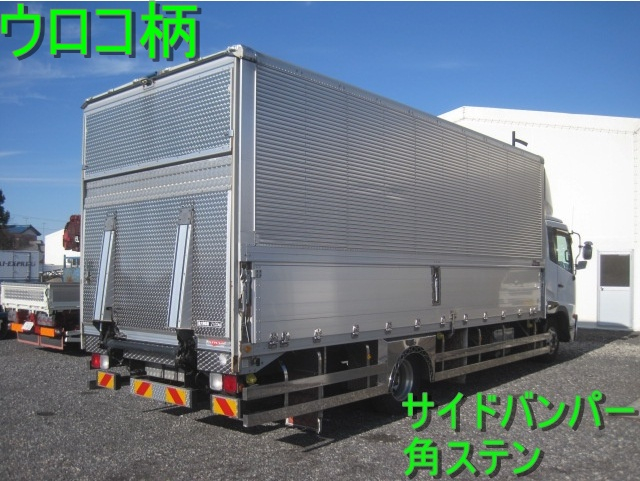 ワイド エアサス 跳上ゲート付 ウロコ柄 アルミホイール付|中古トラックの販売・買取・査定のアイナビ