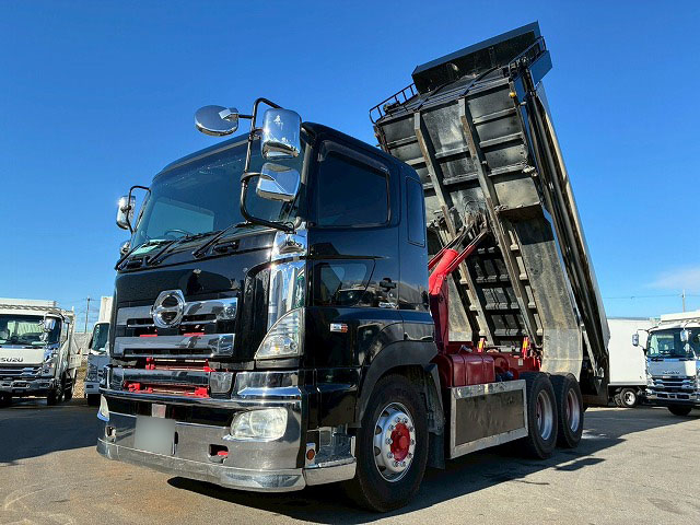 6×43軸2デフ額縁アオリ7速MT380馬力電動コボレーン|中古トラックの販売・買取・査定のアイナビ