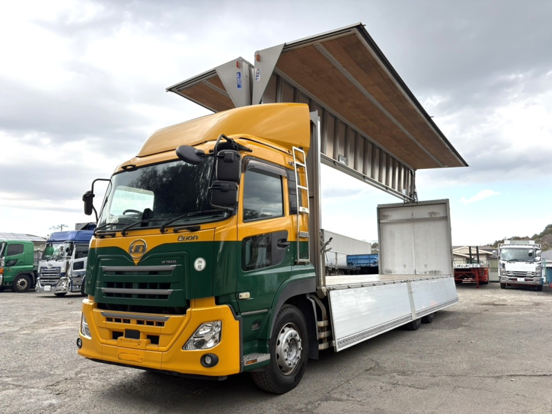 H30年式、クオン、アルミウィング、車検付|中古トラックの販売・買取・査定のアイナビ
