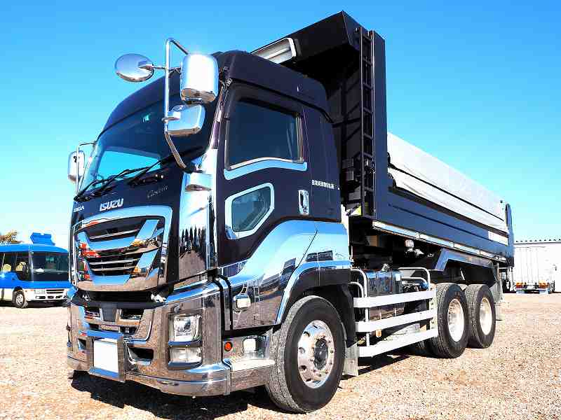 ギガカスタムハイルーフ2デフ極東製5.3×2.35m大型ダンプ|中古トラックの販売・買取・査定のアイナビ