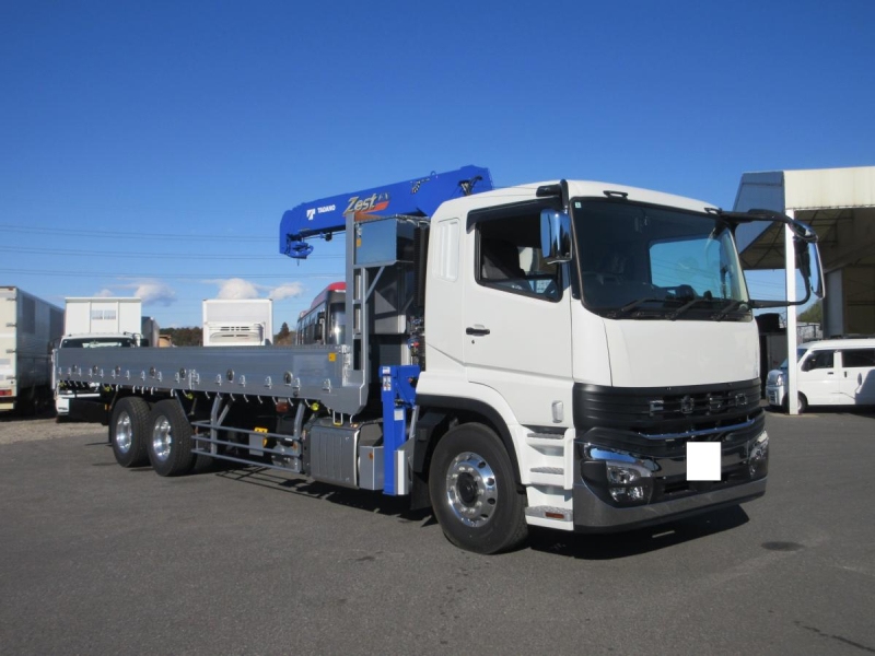 高床3軸 リヤエアサス タダノ製 4段 クレーン付アルミ平|中古トラックの販売・買取・査定のアイナビ