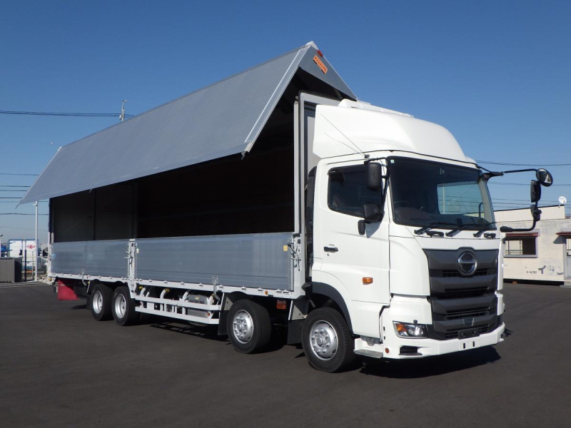 4軸低床 10mボデー 内高2,680 後輪エアサス|中古トラックの販売・買取・査定のアイナビ