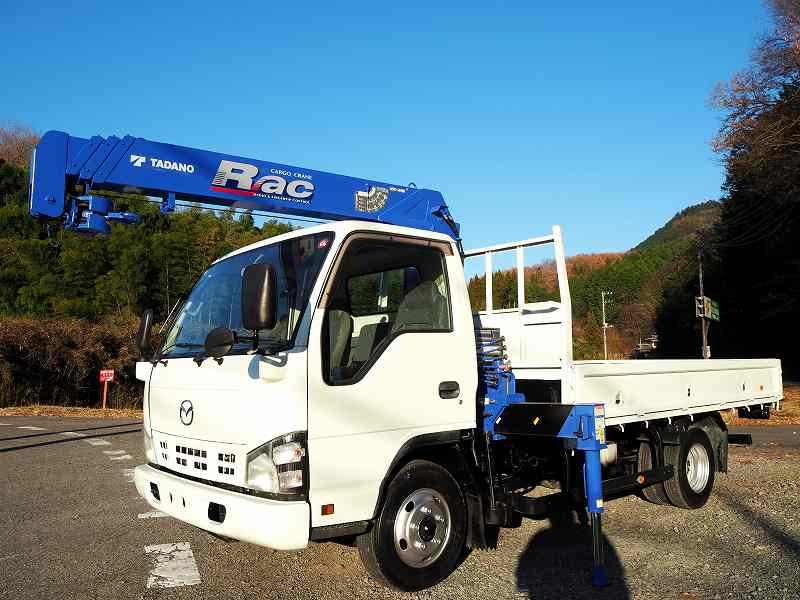 マツダタイタン4段クレーンラジコン付ワイドロング平ボディ|中古トラックの販売・買取・査定のアイナビ
