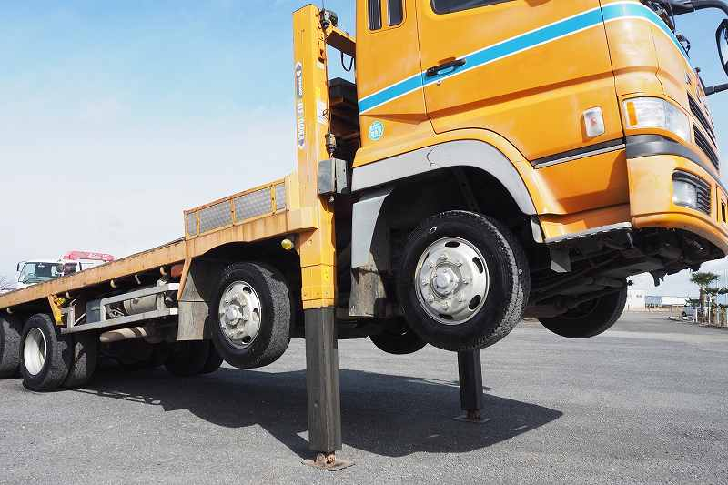 三菱スーパーグレート4軸低床セルフローダーウインチV8E/G|中古トラックの販売・買取・査定のアイナビ