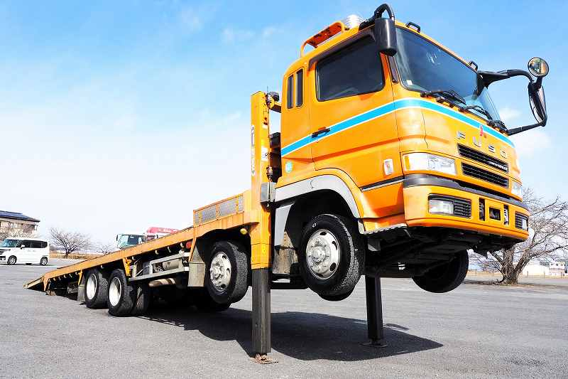 三菱スーパーグレート4軸低床セルフローダーウインチV8E/G|中古トラックの販売・買取・査定のアイナビ