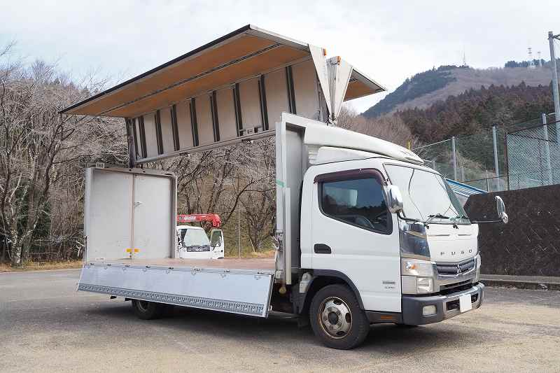 三菱ふそうキャンターワイド超ロングウイングカスタム|中古トラックの販売・買取・査定のアイナビ