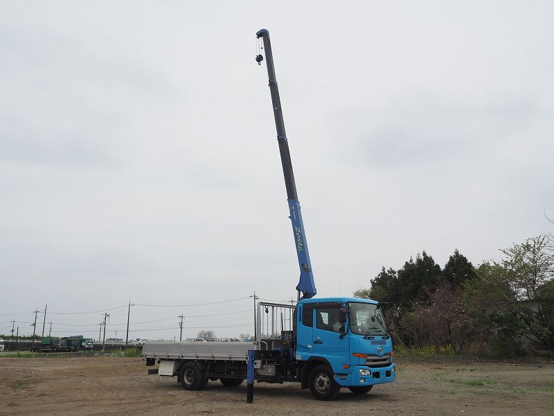 UDコンドル4段クレーン角足ラジコンアルミ平ボディベッド|中古トラックの販売・買取・査定のアイナビ