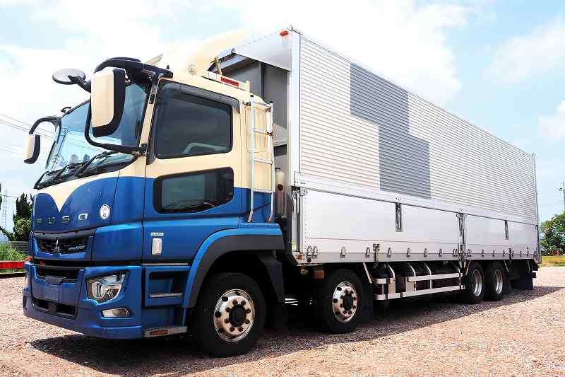 三菱スーパーグレート4軸低床2デフアルミウイング7速MT|中古トラックの販売・買取・査定のアイナビ