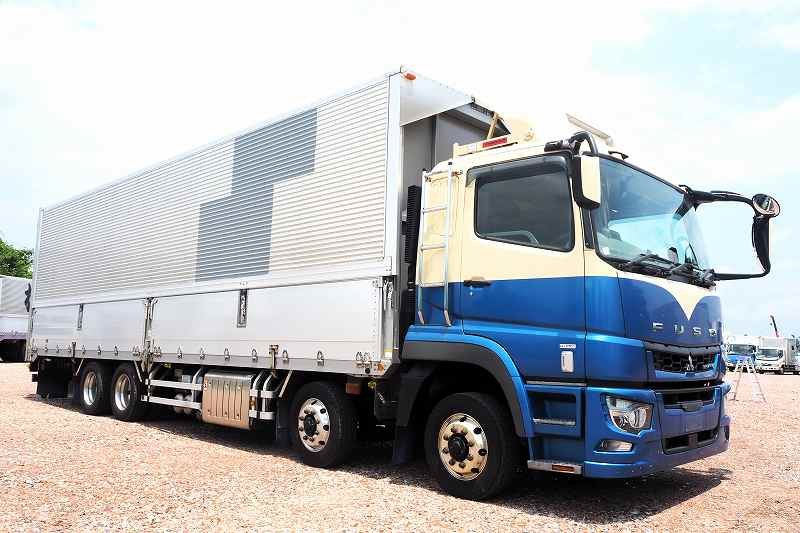 三菱スーパーグレート4軸低床2デフアルミウイング7速MT|中古トラックの販売・買取・査定のアイナビ