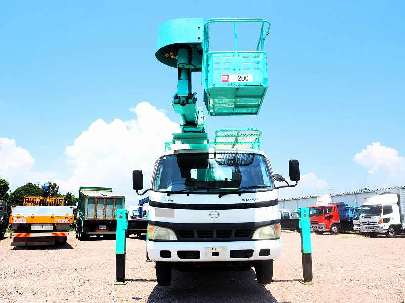 日野デュトロアイチ製SJ16A16m高所作業車屈折アーム|中古トラックの販売・買取・査定のアイナビ