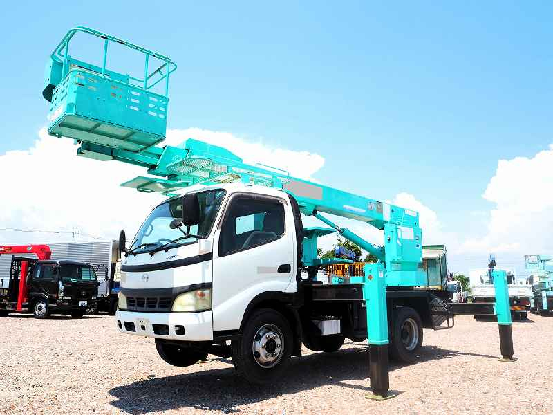 日野デュトロアイチ製SJ16A16m高所作業車屈折アーム|中古トラックの販売・買取・査定のアイナビ