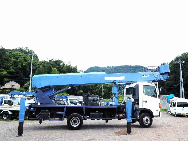 日野レンジャータダノ製スカイボーイ27m高所作業車自動格納|中古トラックの販売・買取・査定のアイナビ