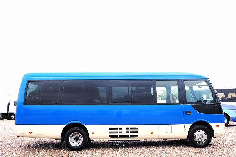 三菱ローザ4WD29人乗りマイクロバス自動扉プレヒーター|中古トラックの販売・買取・査定のアイナビ