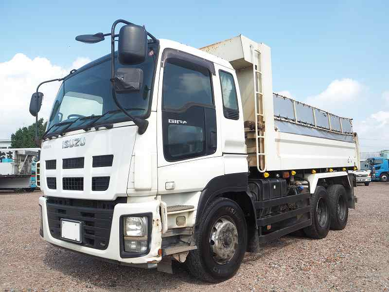 いすゞギガ2デフ積載9.3t5.3×2.3mダンプ電動コボレーン付|中古トラックの販売・買取・査定のアイナビ