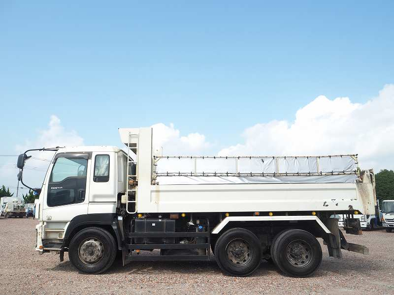 いすゞギガ2デフ積載9.3t5.3×2.3mダンプ電動コボレーン付|中古トラックの販売・買取・査定のアイナビ