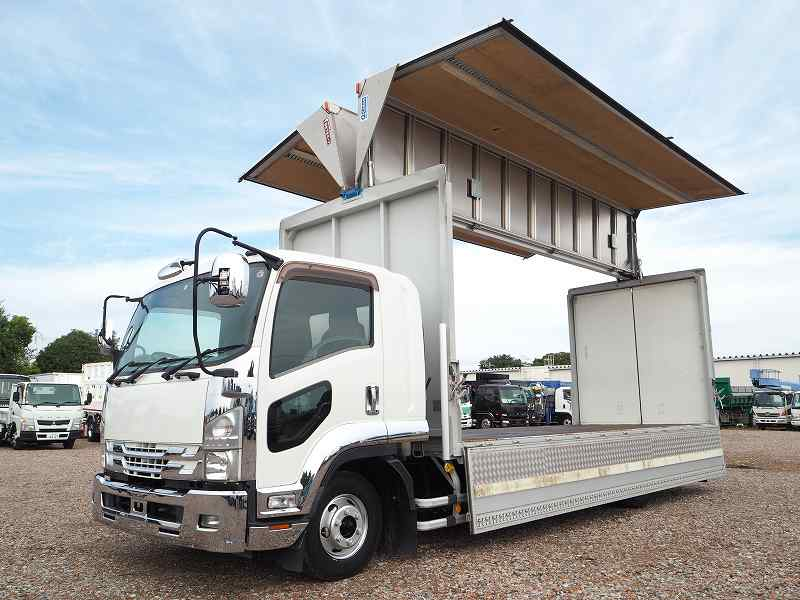 いすゞフォワード6200ワイドエアサスベッド付アルミウイング|中古トラックの販売・買取・査定のアイナビ