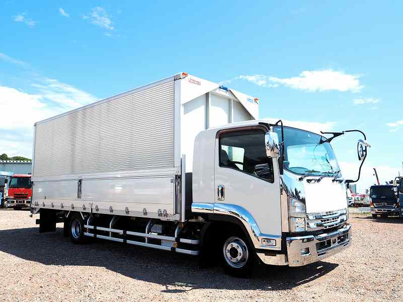 いすゞフォワード6200ワイドエアサスベッド付アルミウイング|中古トラックの販売・買取・査定のアイナビ