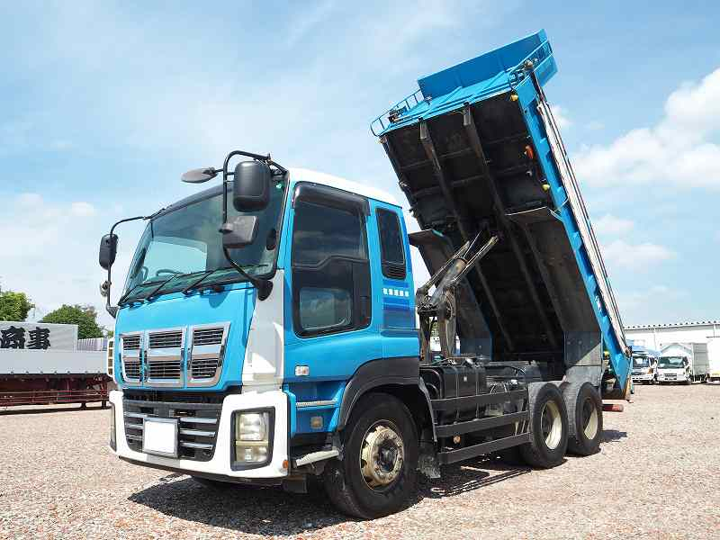 ギガ2デフ5.1×2.2m大型ダンプ積載9.4t電動コボレーン付|中古トラックの販売・買取・査定のアイナビ